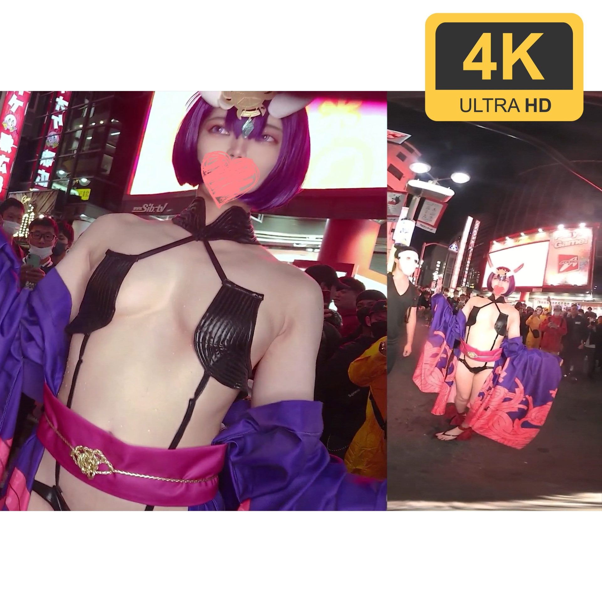 FC2 PPV 3124688 A classmate of the metropolitan commercial department, a beautiful girl with a mysterious menhera. Shibuya Halloween Cosplay Exposure!!